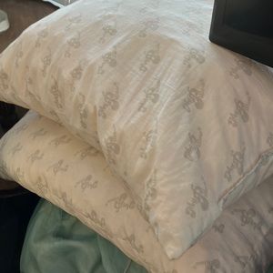 Pillows and comforter